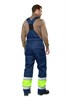 Костюм рабочий мужской зимний "Илион" сигнальный цвет неоновый/синий КОС258_сигн ЭС