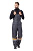 Костюм рабочий мужской зимний "Комфорт" цвет темно-серый/оранжевый КОС628_сер ЭС