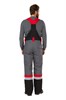 Костюм рабочий мужской зимний "Памир" цвет серый/черный/красный КОС803 ЭС