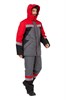 Костюм рабочий мужской зимний "Памир" цвет серый/черный/красный КОС803 ЭС