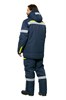 Костюм рабочий мужской зимний "Валдай-Норд" 4 и особый климатический пояс цвет темно-синий/желтый КОС563 ЭС
