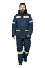 Костюм рабочий мужской зимний "Валдай-Норд" 4 и особый климатический пояс цвет темно-синий/желтый КОС563 ЭС