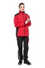 Куртка рабочая демисезонная "Студио" цвет красный/черный КУР925жен
