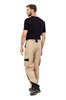 Брюки рабочие мужские летние "Velar" цвет бежевый/черный БРЮ690 ЭС