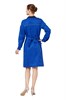 Халат рабочий женский летний/демисезонный "Страйк" цвет василек/синий ХАЛ519син ЭС