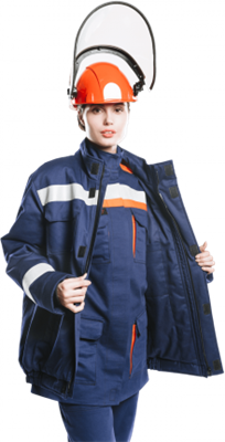 Куртка - накидка 52 кал/см2 из огнезащитной ткани WORKER - фото 4963