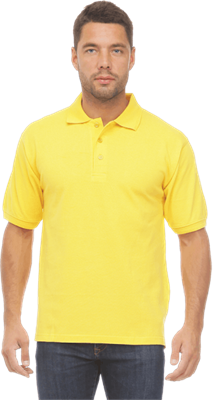 Рубашка ПОЛО желтая - фото 5071