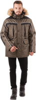 Куртка ДИКСОН зимняя, хаки-чёрный