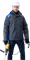 Куртка ШТУРМАН, демисезонная, серый-василёк - фото 4744
