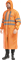 Плащ EXTRA-VISION WPL влагозащитный флуоресцентный оранжевый - фото 5377