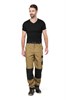 Костюм рабочий мужской летний "Умелец 1" цвет бежевый/черный КОС619_беж ЭС